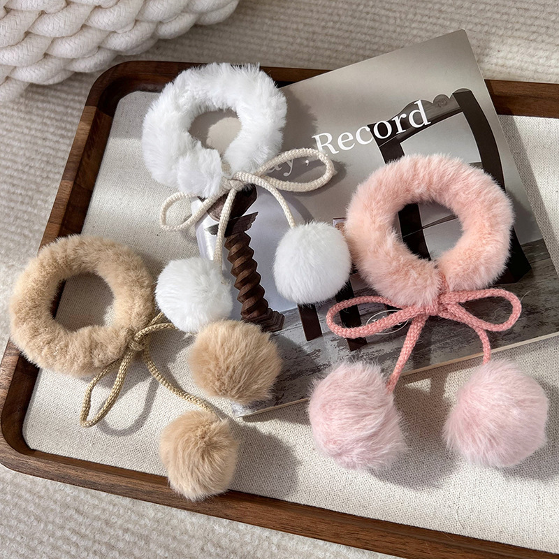 Gumki do Włosów Wiśniowy Róż