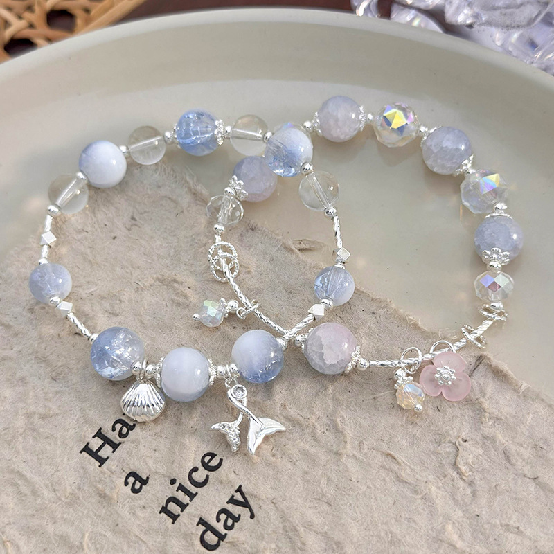 조개와 물고기 꼬리 챔 브레이슬릿