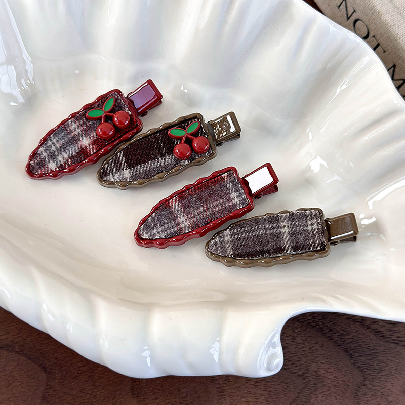 Agrafă de Păr cu Model Cireșe Dulci