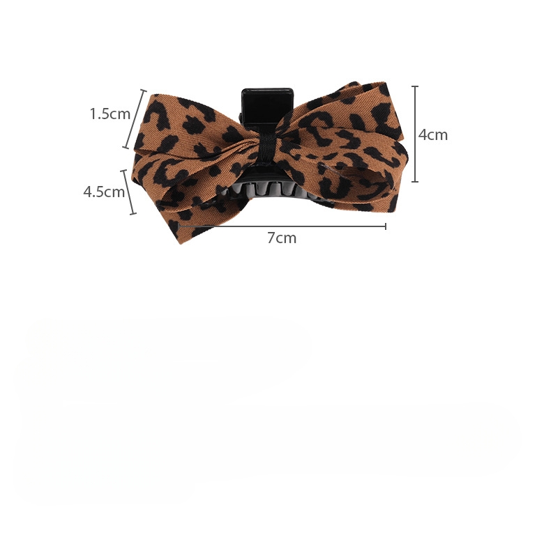 Agravă pentru păr cu fundiță leopard