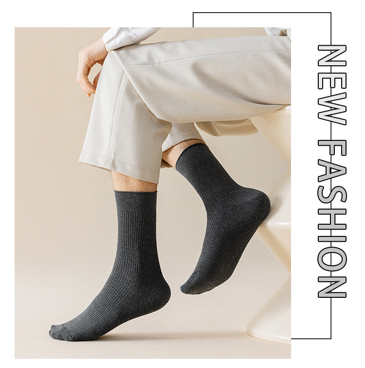 Meias de Algodão Penteado Meia Canela