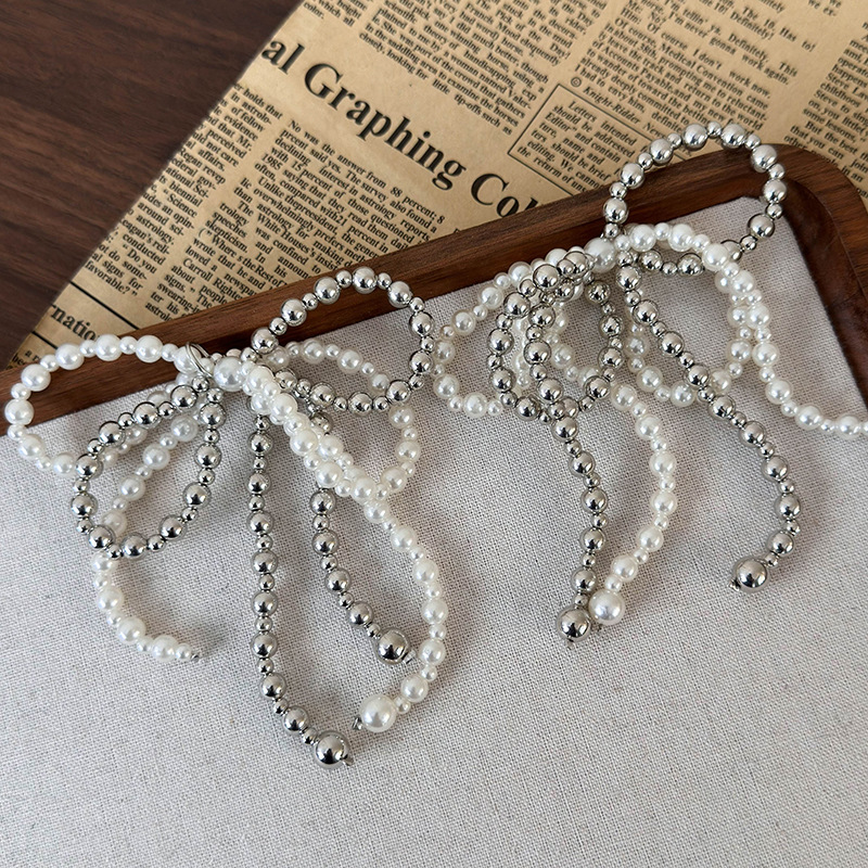 Σταμπέτα Παπουτσιού με Κορδέλα από Χάντρες