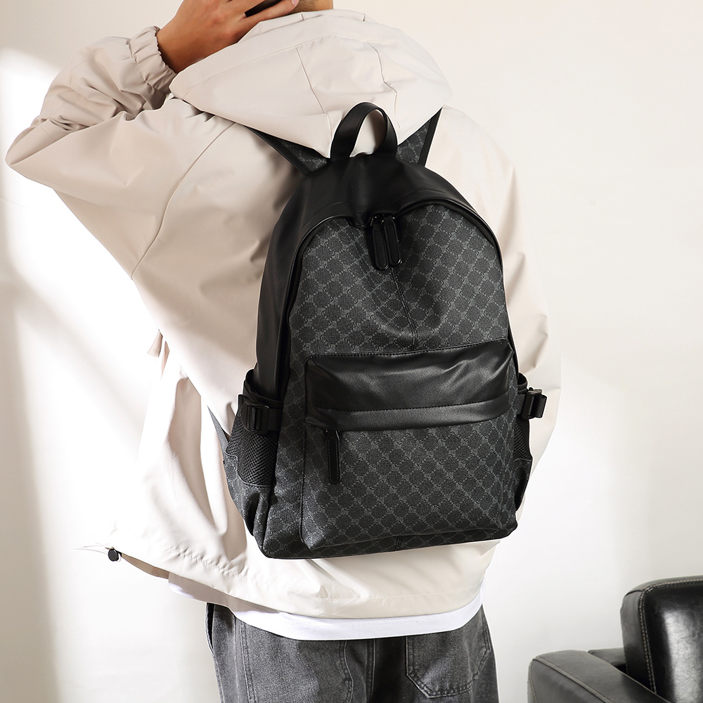 남성 플로럴 패턴 백팩