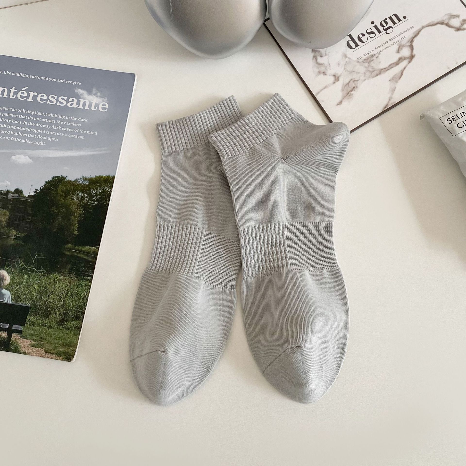 جوارب رجالية قطنية للكاحل