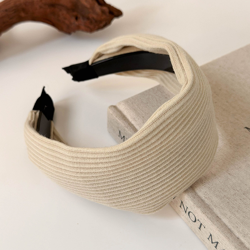 Cinta para el Cabello Vintage de Punto Acanalado