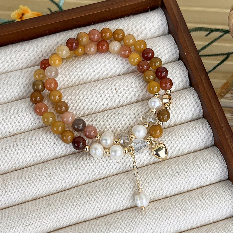 สร้อยข้อมือลูกปัดหลายชั้น