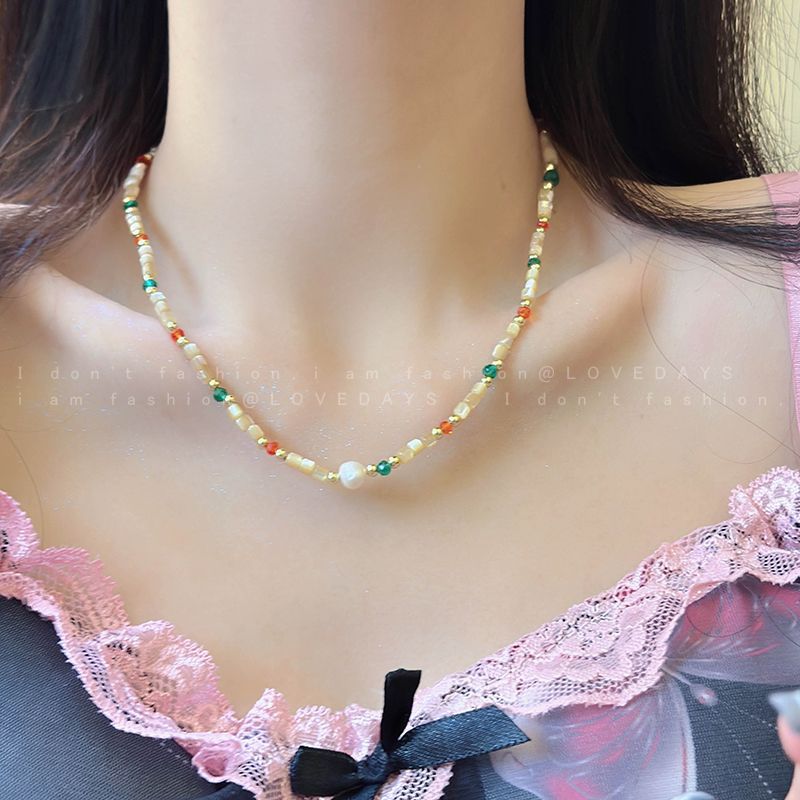 Намисто з Прісноводною Перлиною