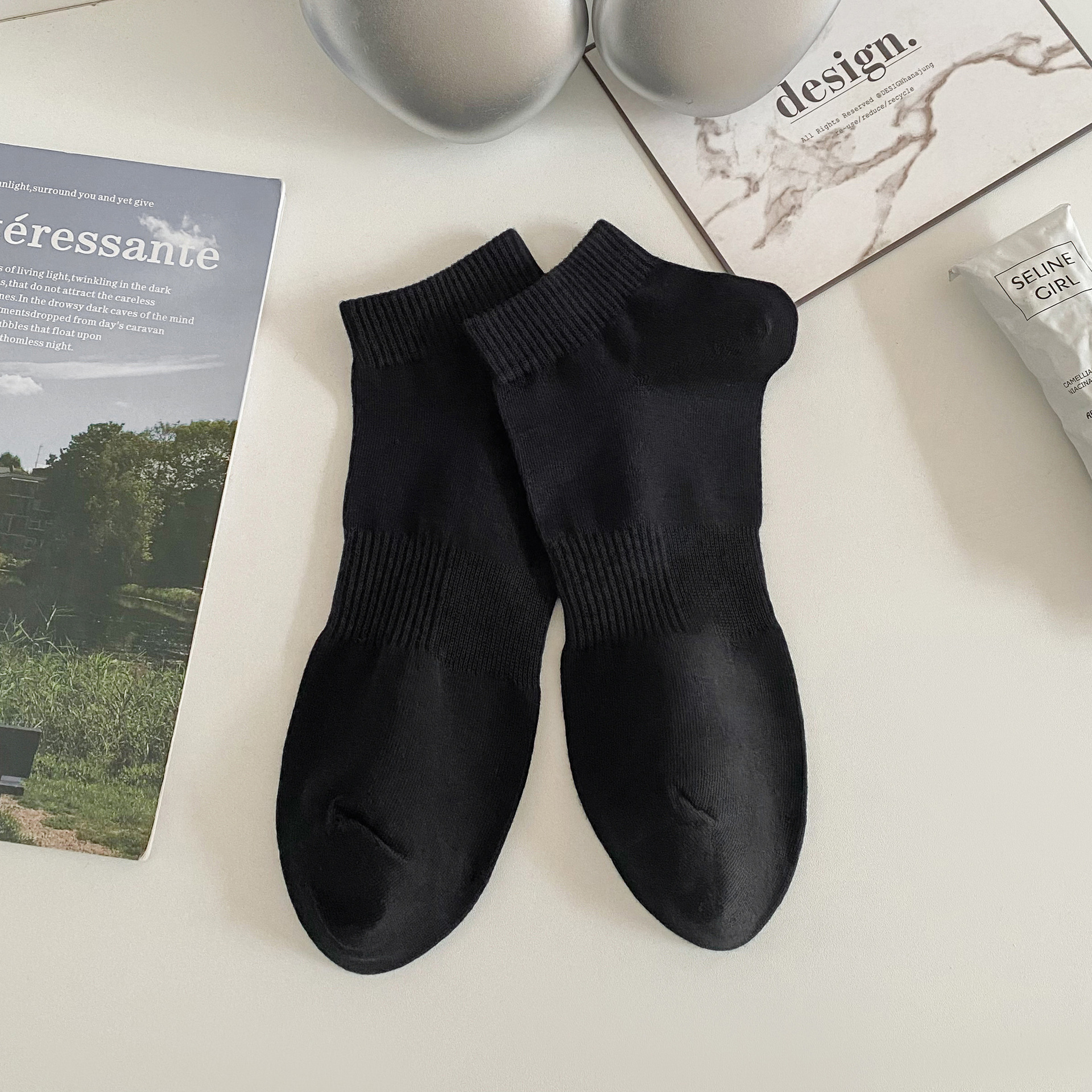 جوارب رجالية قطنية للكاحل