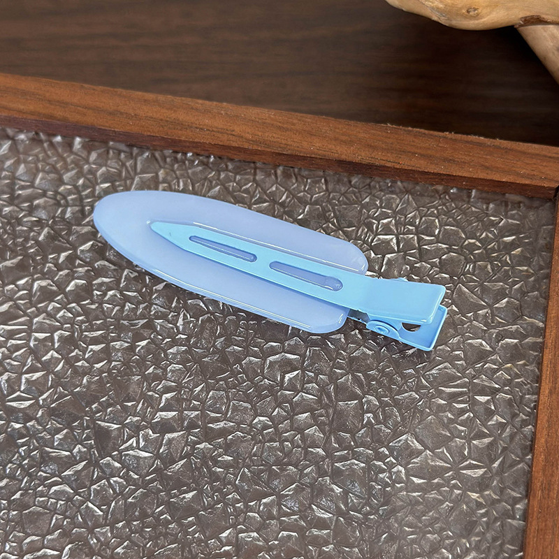 Barrettes Bec de Canard Couleur Gel Mat