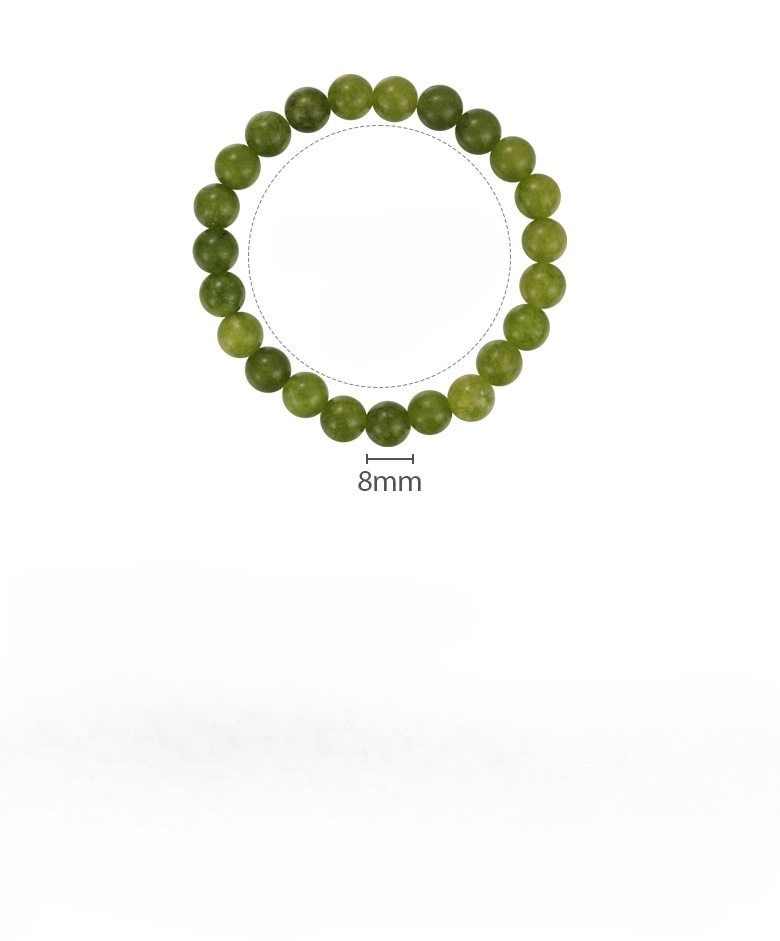 สร้อยข้อมือลูกปัดหินสีสันหลากหลายแบบห่วงเดี่ยว