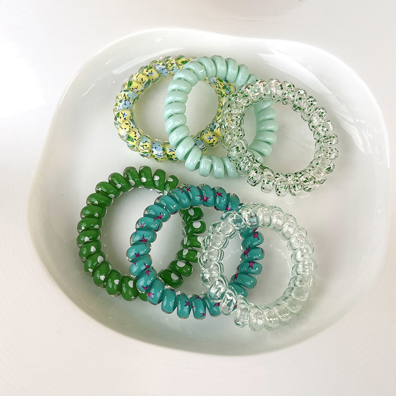 스파이럴 헤어 타이