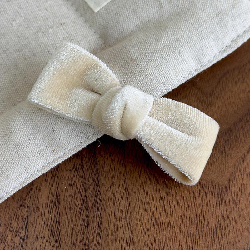 Κλιπς Μαλλιών Βελούδο με Φιόγκο