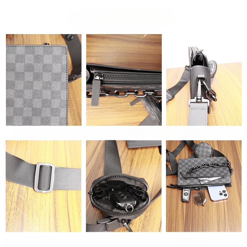 Кросс-боди сумка 3-в-1 для мужчин