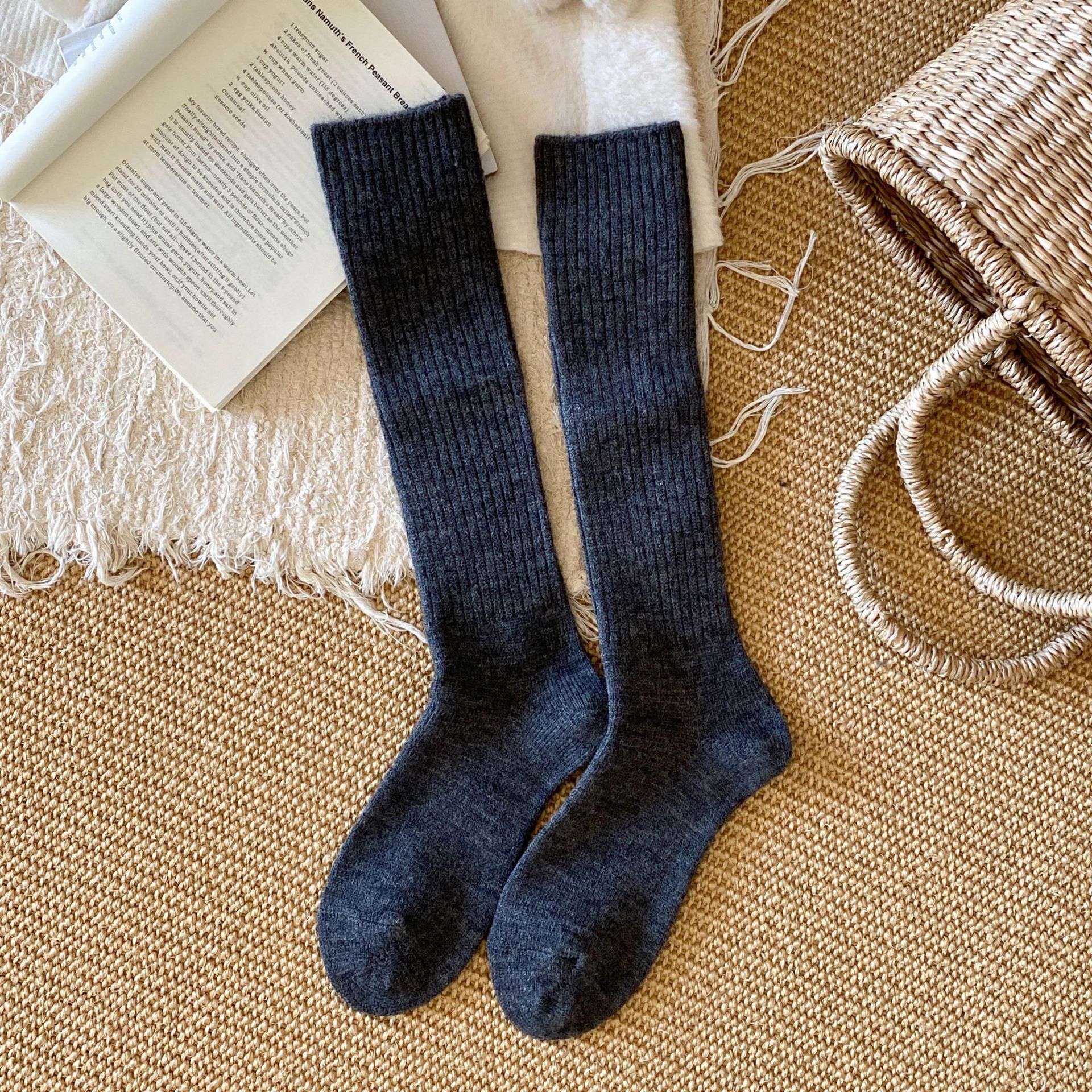 Wool Scrunch Socks