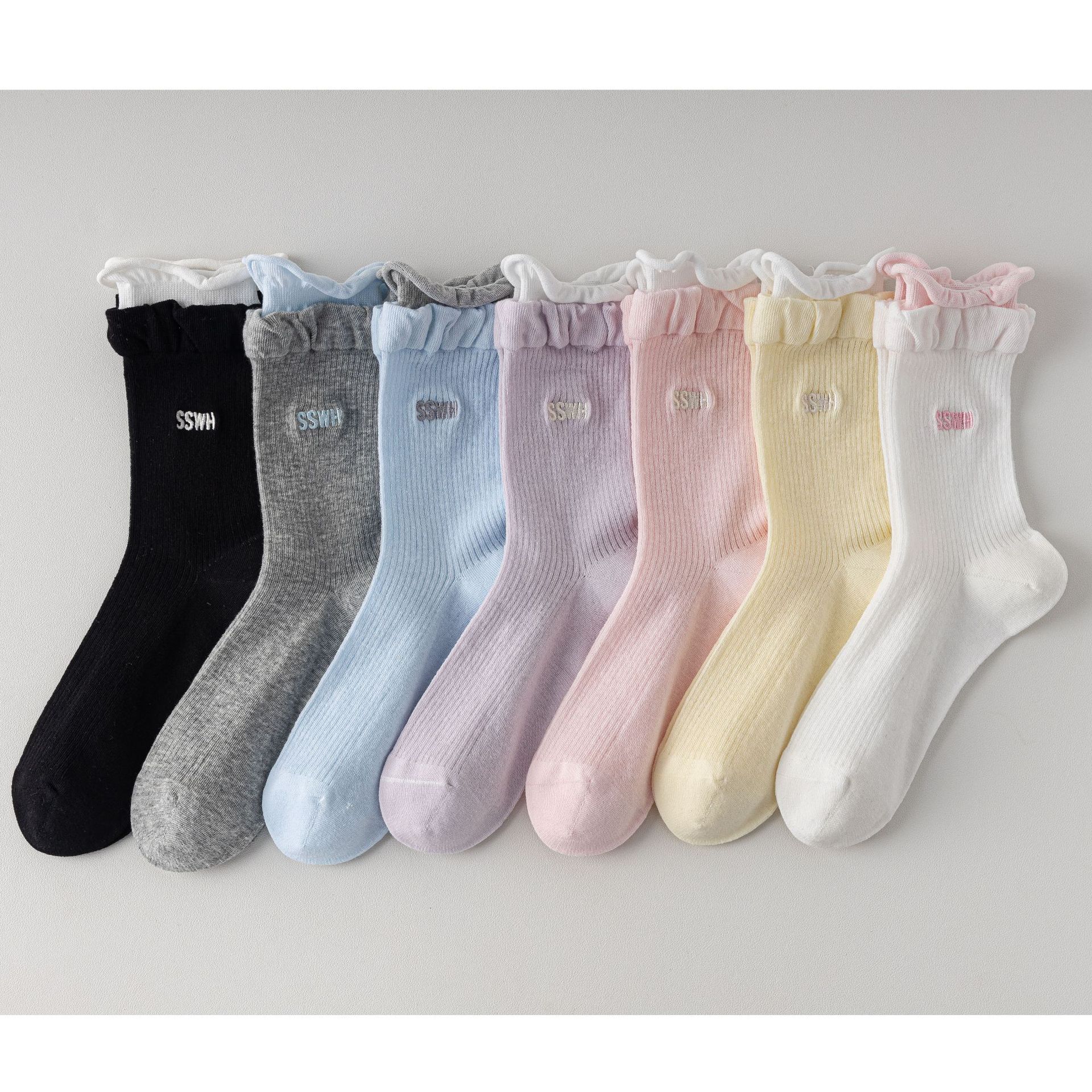 Meias de Algodão Sem Costuras