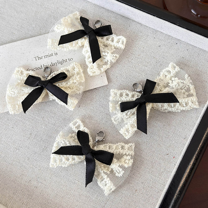 Kokardka Koronkowa do Butów