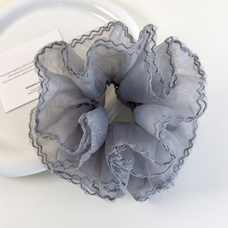 オーガンザプリーツスクランチー