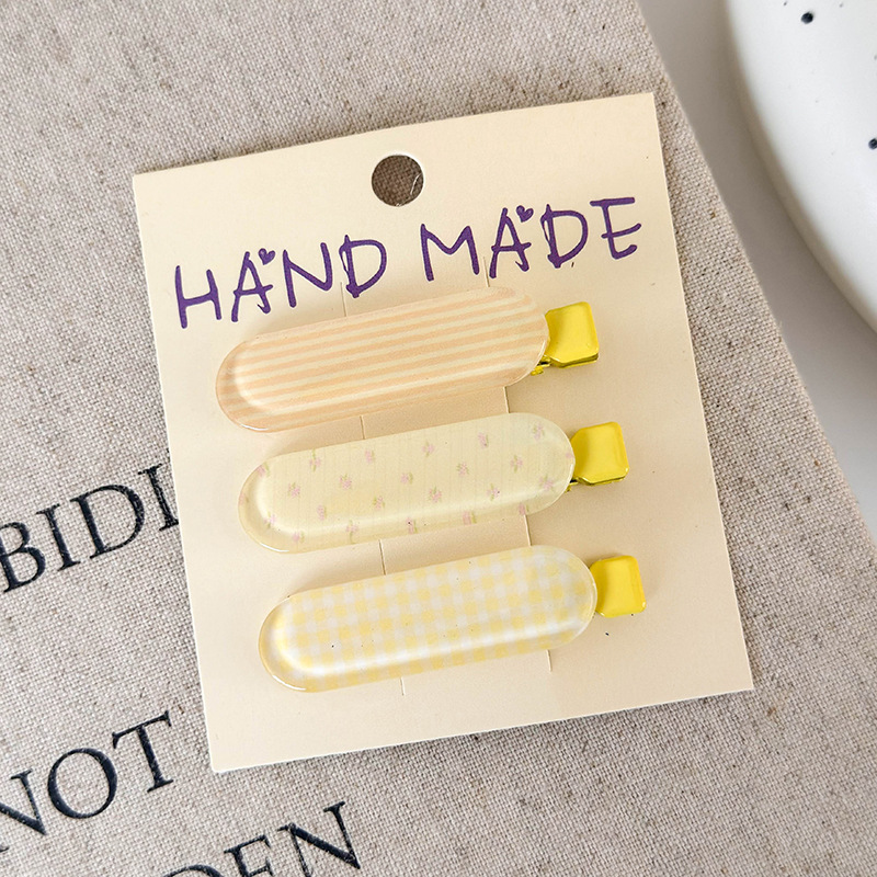 Jelly Kleur Strik Ster Stippen Haarclips Set