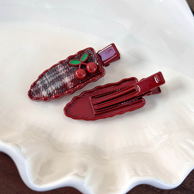 Agrafă de Păr cu Model Cireșe Dulci
