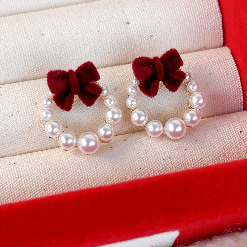 중국 뱀 별자리 귀걸이