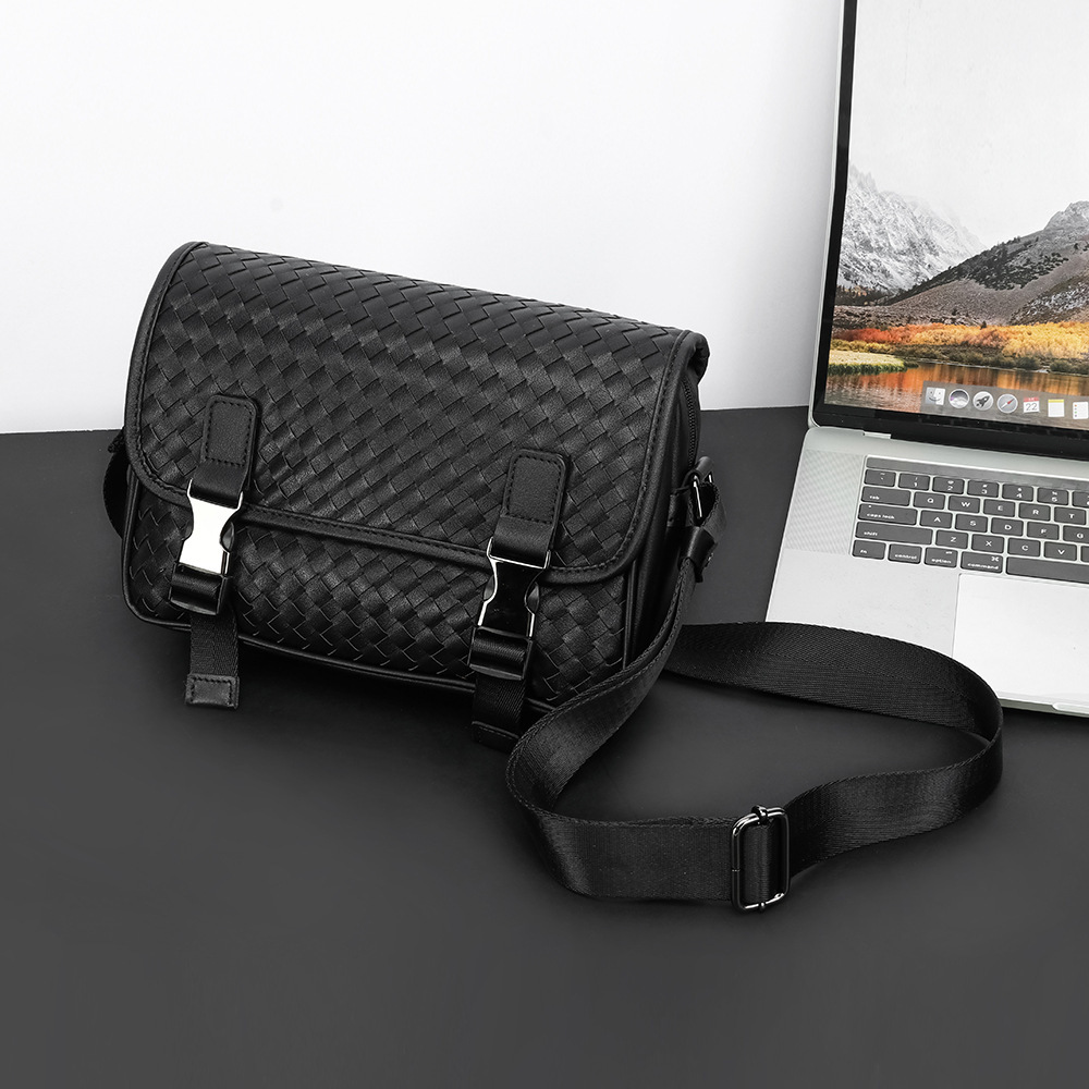 Мужская сумка-кроссбоди тканая