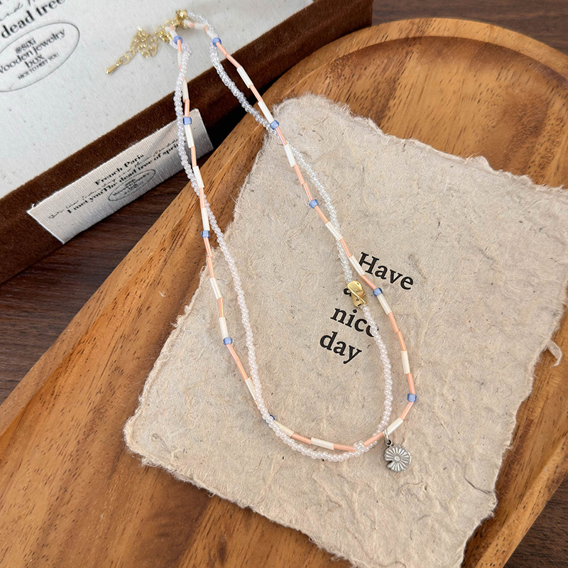 Чокер з Бісером Зірочки Квіти