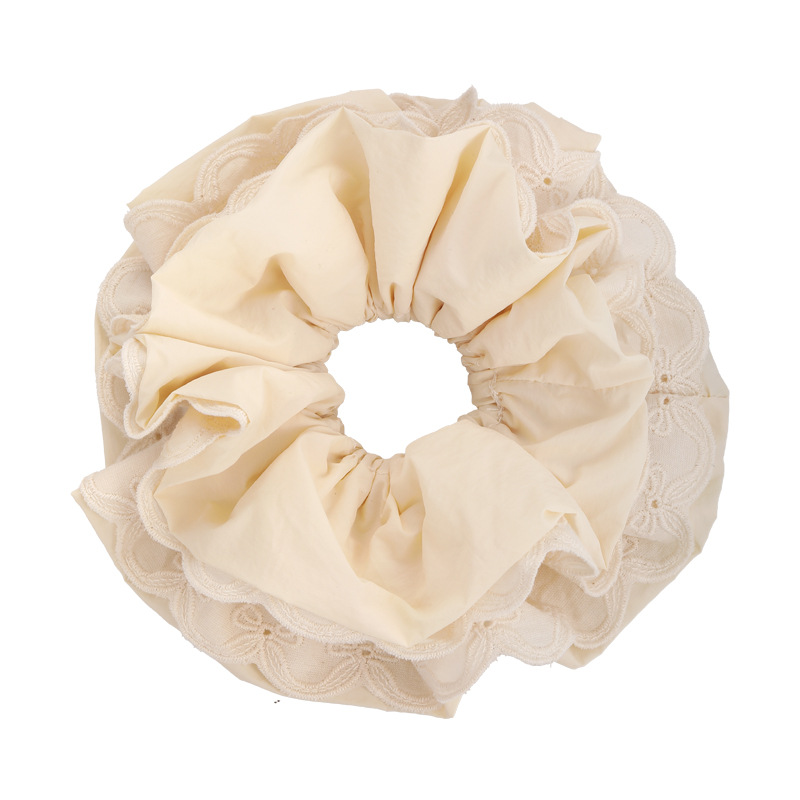 Scrunchies Διπλής Στρώσης Δαντέλα