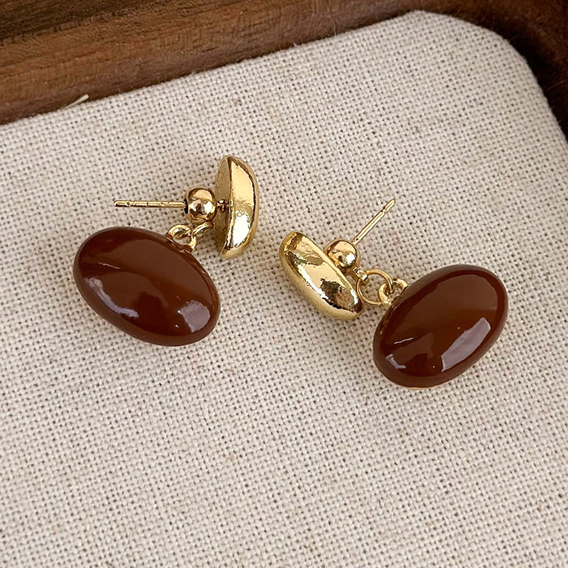 빈티지 미니멀리스트 기하학 드롭 귀걸이