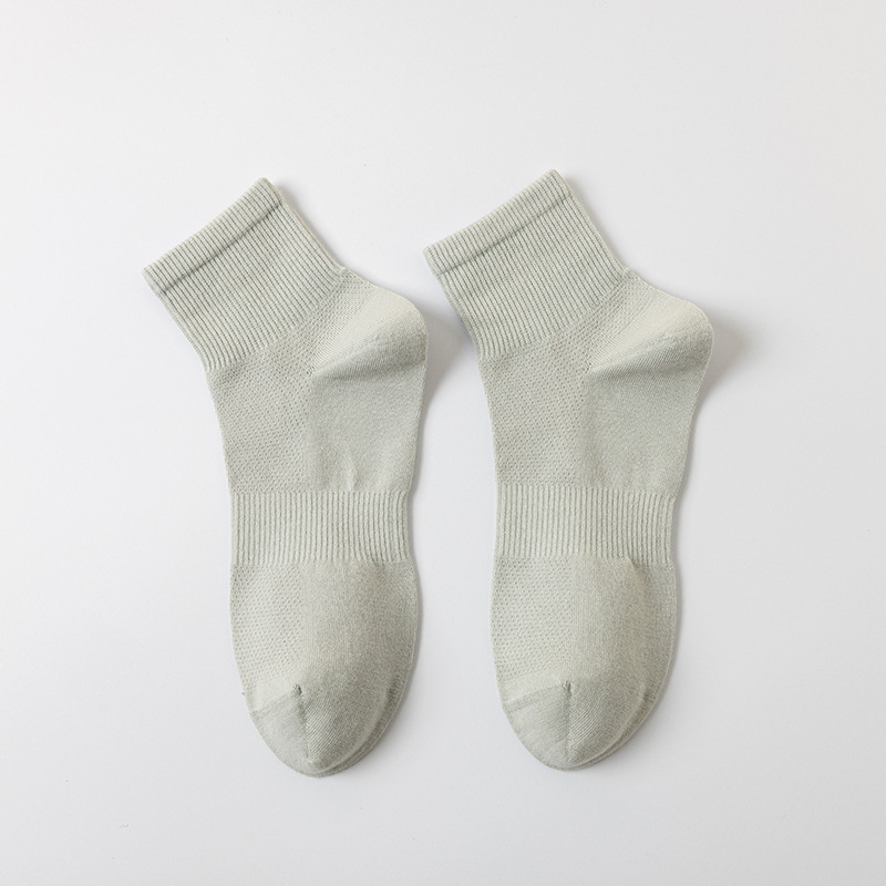 Meias Cano Médio de Algodão Anti-Pilling para Mulheres
