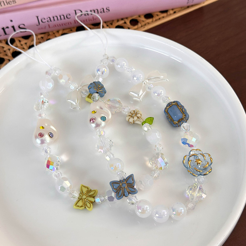 إكسسوارات سوار الهاتف والبراسليت بالخرز