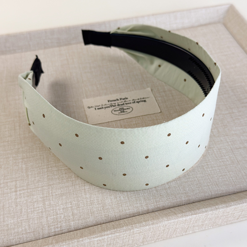 Bandă pentru Păr din Material Textil Lată cu Puncte