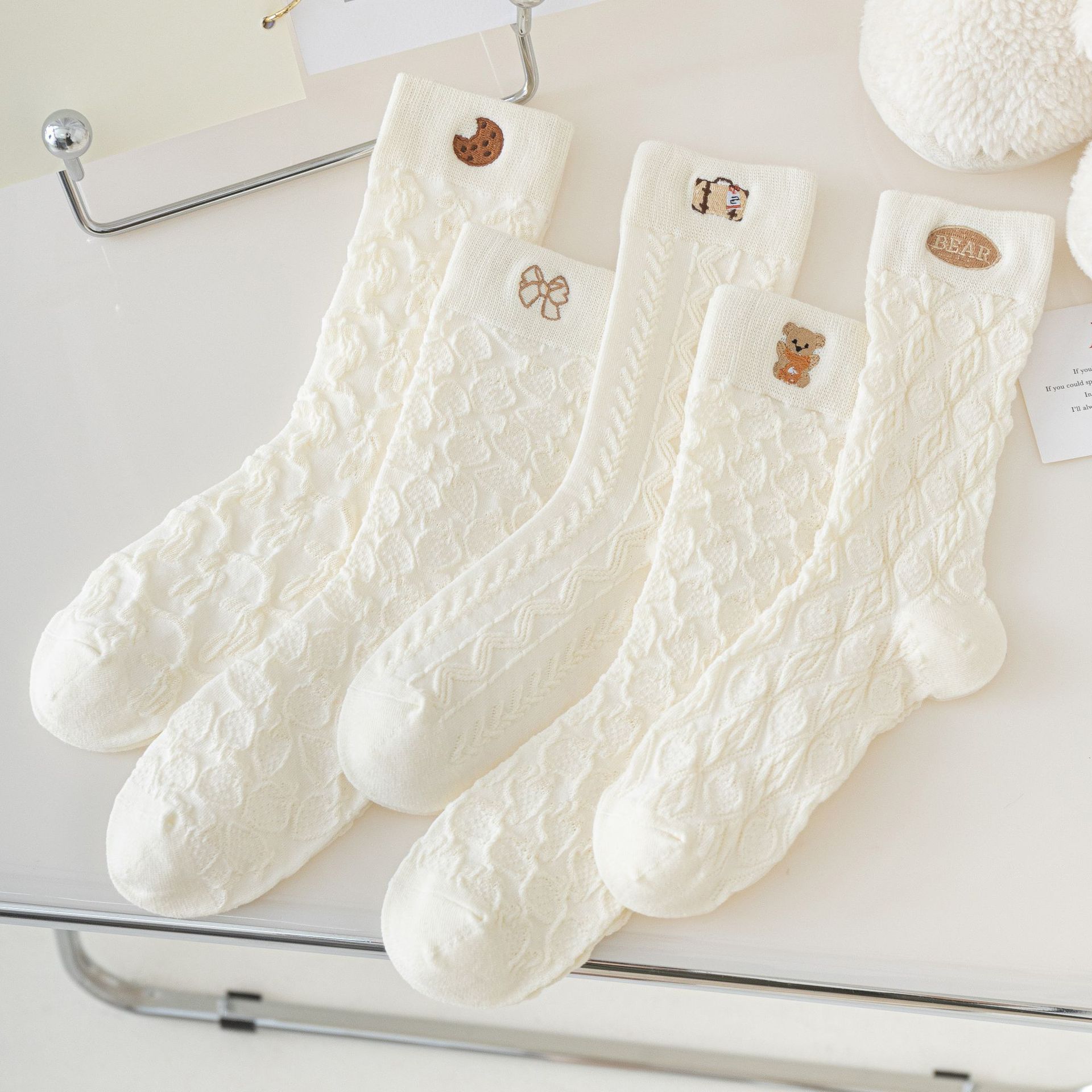 Meias de Algodão Meia Canela