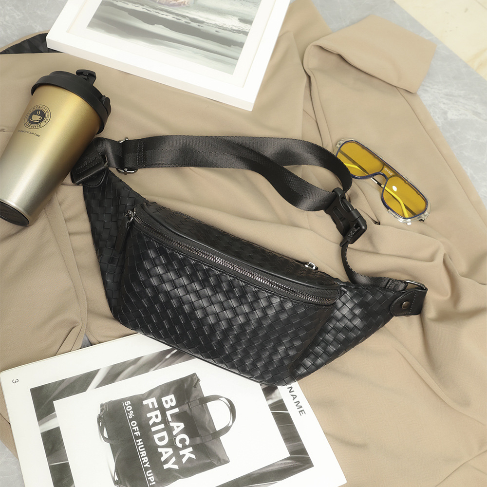 Geweven Crossbody Borsttas