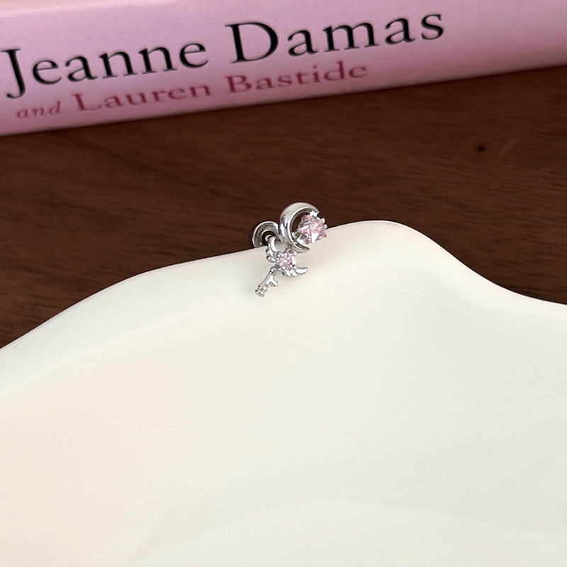 싱글 이어링 마이크로셋 지르코니아