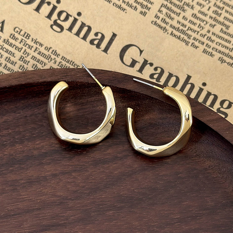 지오메트릭 플라스틱 귀걸이