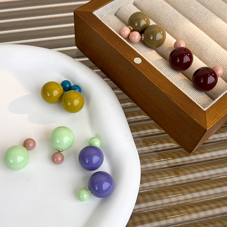 리버서블 볼 귀걸이