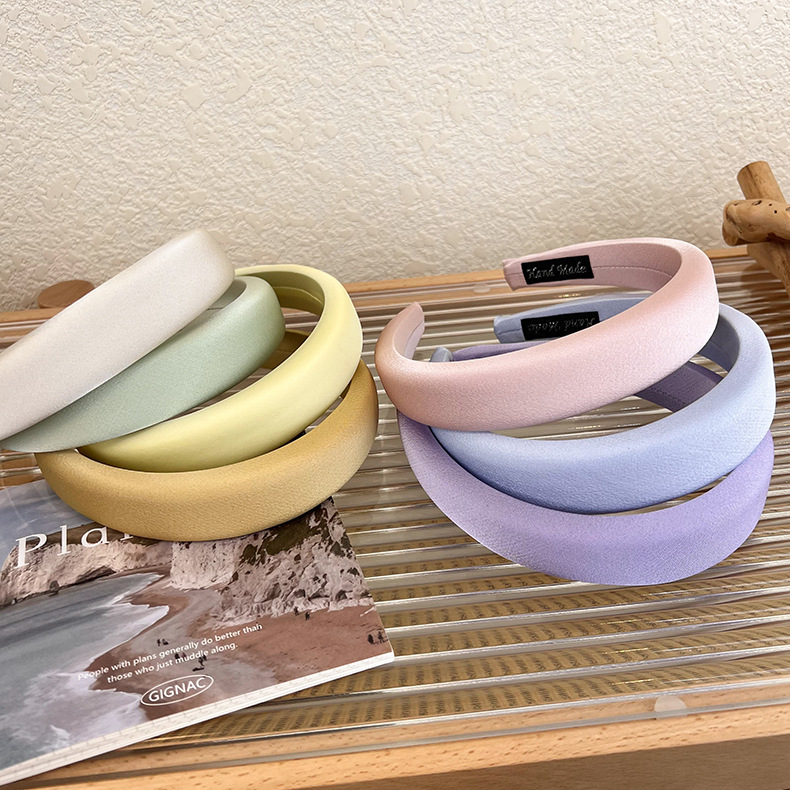 Cinta para el Cabello de Esponja Satén