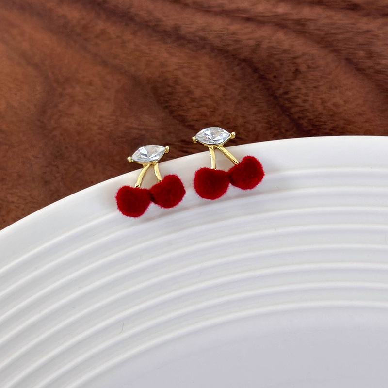 중국 뱀 별자리 귀걸이