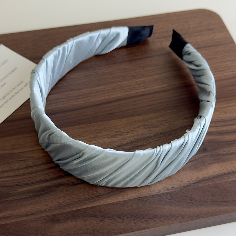 Banda de Păr Plisată din Satin