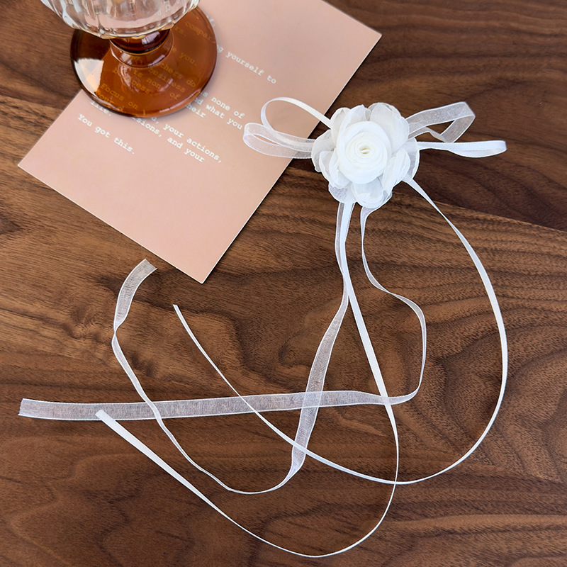 Agrafă de Păr cu Panglică Florală