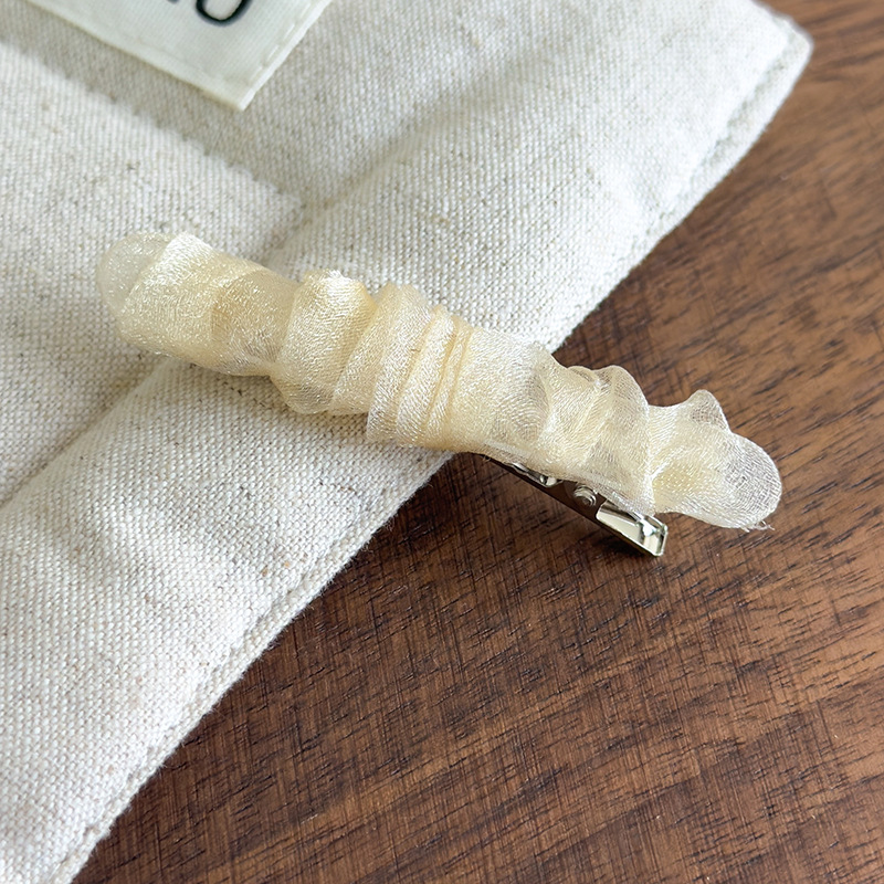 Grampos de Cabelo Plissados de Organza
