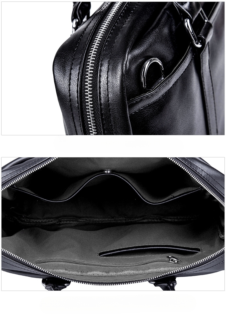 حقيبة أعمال رجالية من الجلد