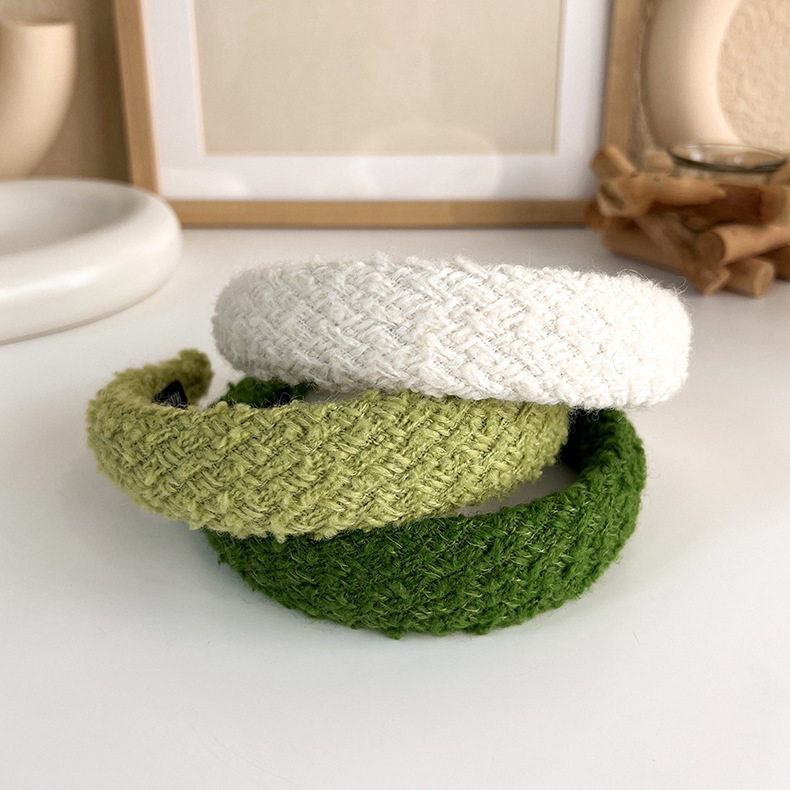 Cinta para el Cabello Tejida de Banda Ancha