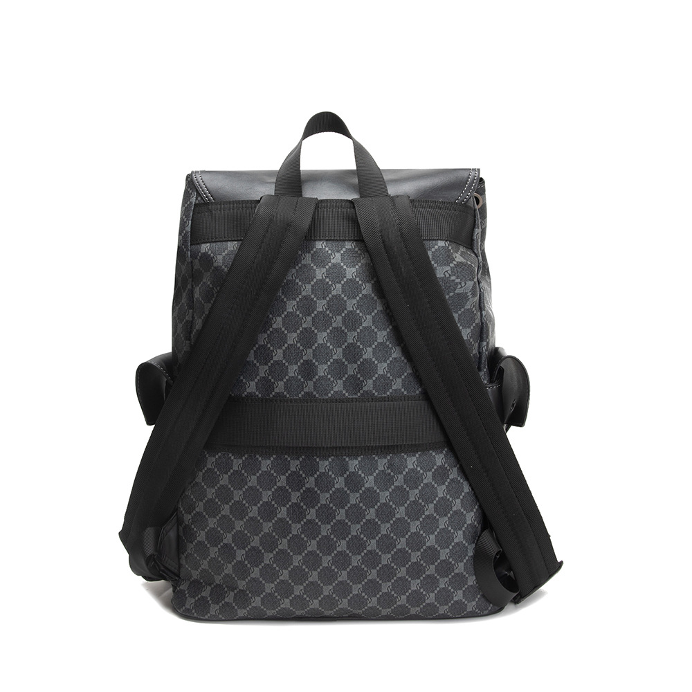 클래식 체크 백팩