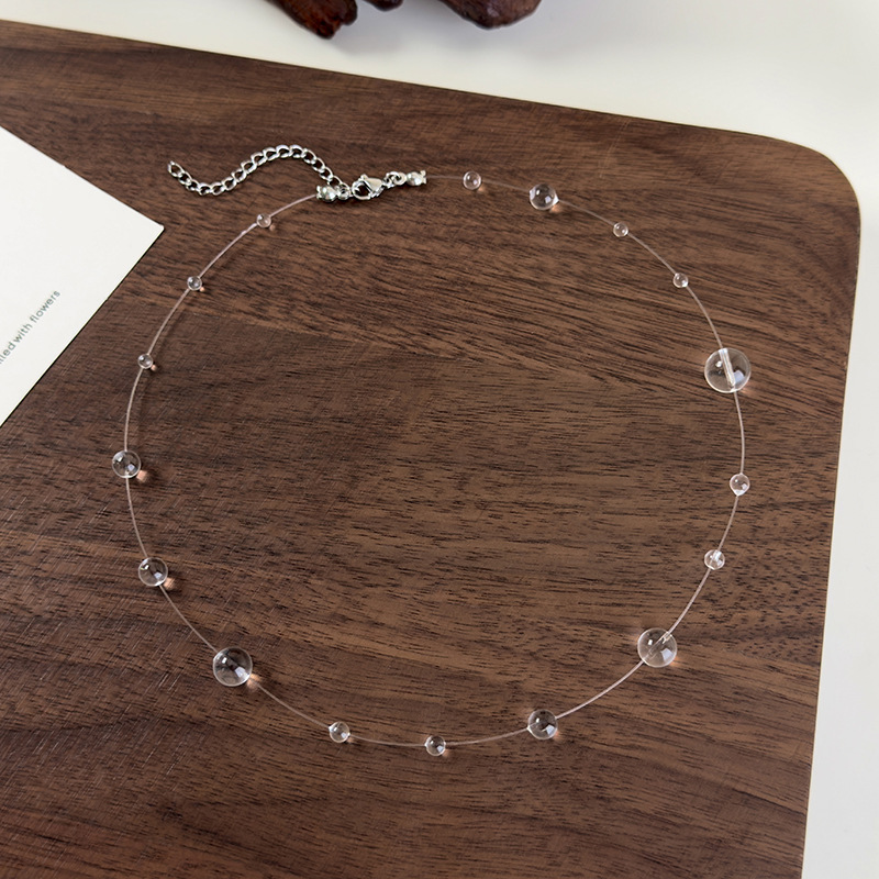 발레 스타일 리본 보우 이어링 & 목걸이