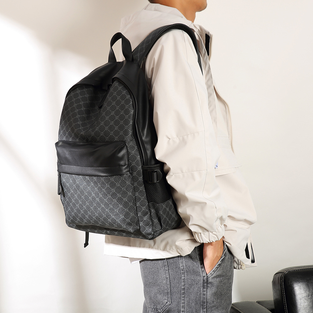 남성 플로럴 패턴 백팩