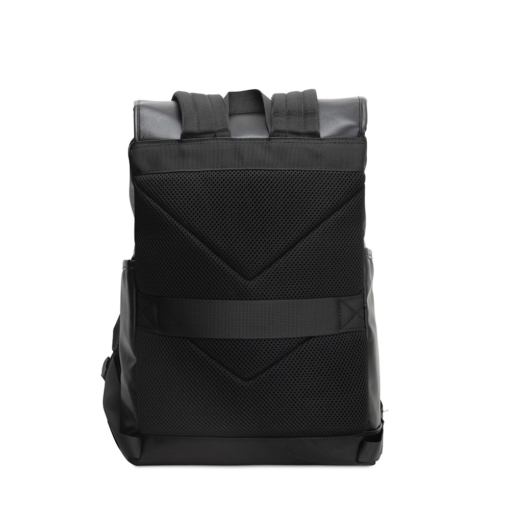 컬러 블록 대용량 노트북 백팩