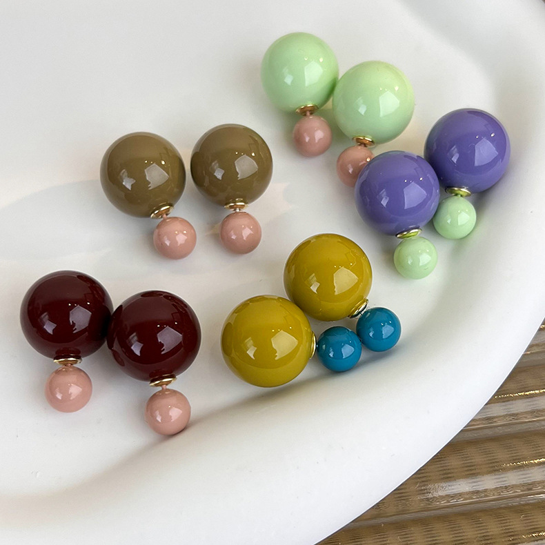 리버서블 볼 귀걸이