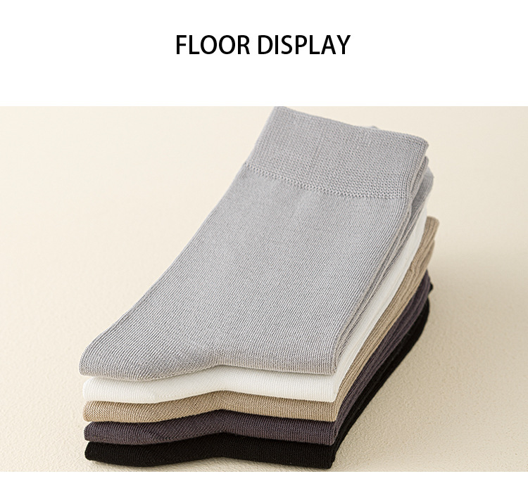 Meias de Algodão Masculinas Meia-Canela