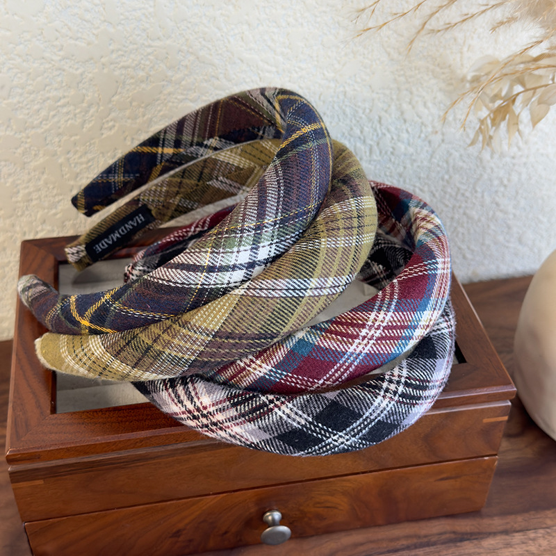 Diadema Preppy de Cuadros